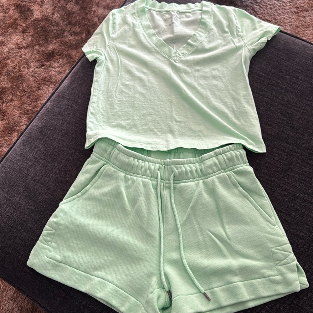 Mint Green Short Set